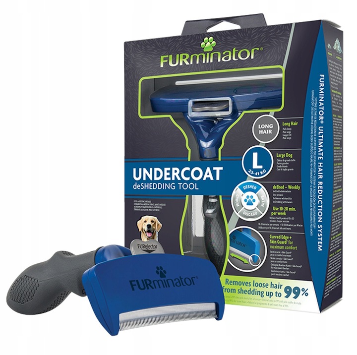 FURMINATOR SZCZOTKA DLA PSÓW DŁUGOWŁOSYCH L