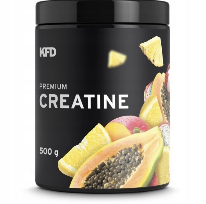 KREATYNA KFD PREMIUM CREATINE 500 g MONOCHYDRAT SMAK OWOCE TROPIKALNE