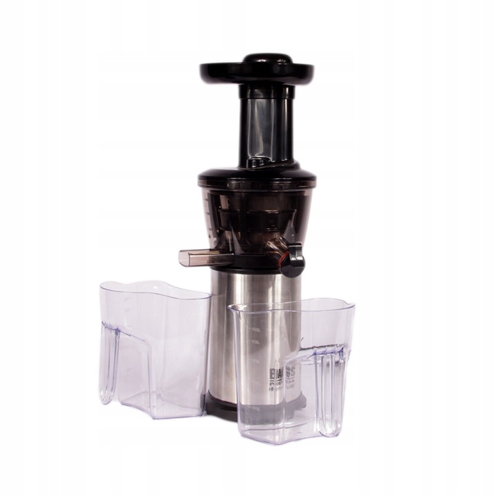 WYCISKARKA WOLNOOBROTOWA DO SOKÓW, sokowirówka wolnoobrotowa, srebrna