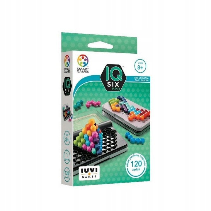 ZESTAW 4x SMART GAMES IQ FIT, TWIST, PUZZLER, SIX