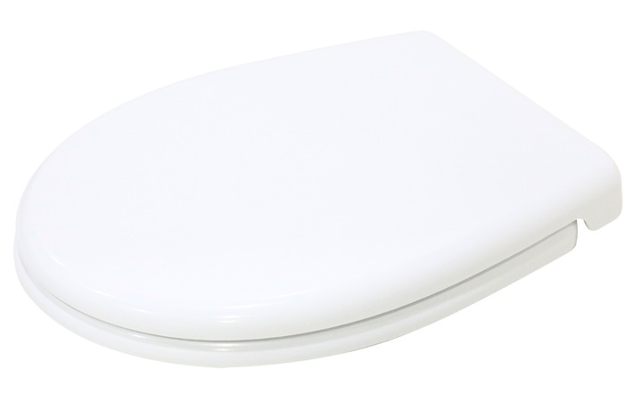 DESKA WC SEDESOWA WOLNOOPADAJĄCA TWARDY DUROPLAST UNIWERSALNA 35X42 ESTIVA