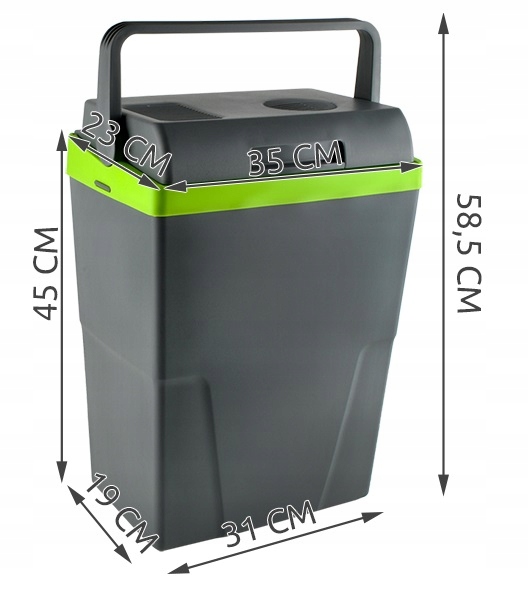 Lodówka do samochodu 12V na camping przenośna 22l