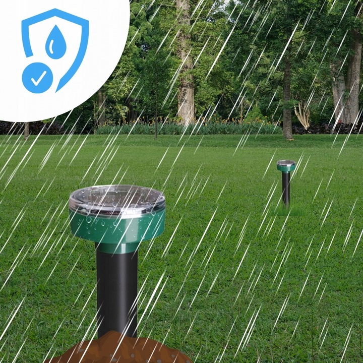 ODSTRASZACZ SOLARNY NA KRETY NORNICE I WĘŻE ODSTRASZACZ KRETÓW WĘŻY (4 SZT)