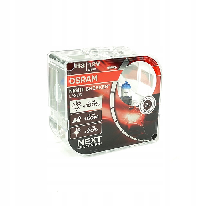 OSRAM Żarówki H3 Night Breaker Laser +150%