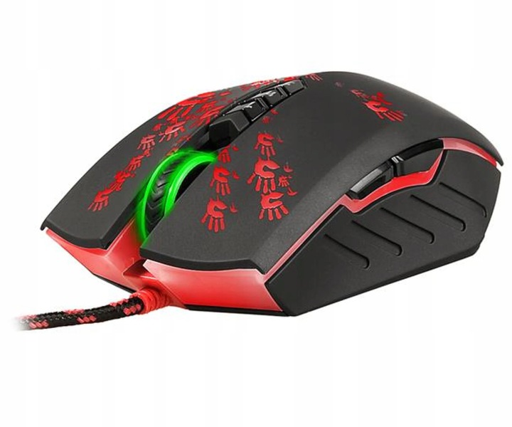 Myszka przewodowa A4Tech Bloody Blazing A60 dla graczy LED USB