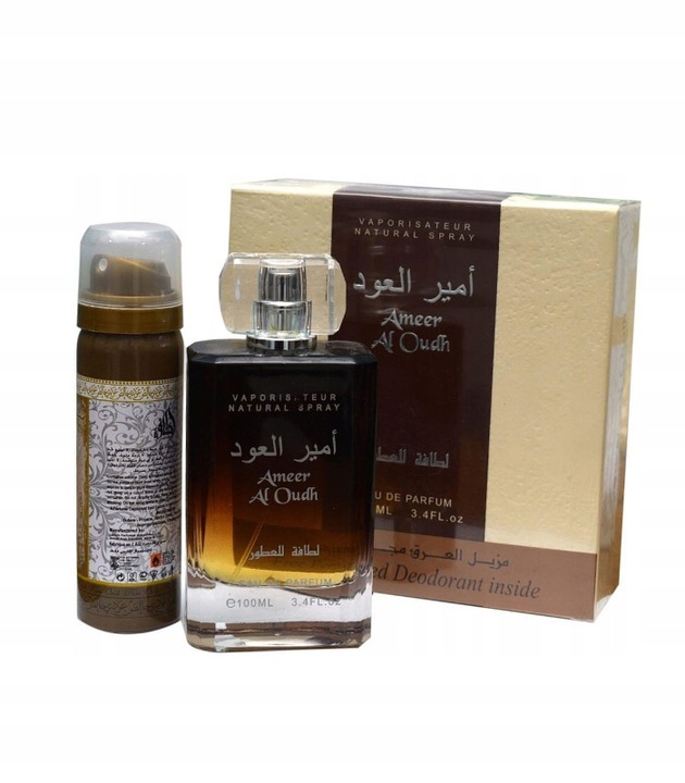 PERFUMY MĘSKIE + DEZODORANT LATTAFA AMEER AL OUDH ORYGINALNE DRZEWNE