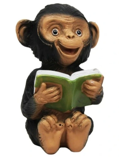 Małpa figurka ogrodowa dekoracja 15cm