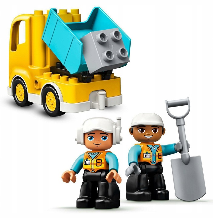 LEGO DUPLO Koparka i ciężarówka 10931+ Buldożer 10930 Budowa AUTA 2 AUTO