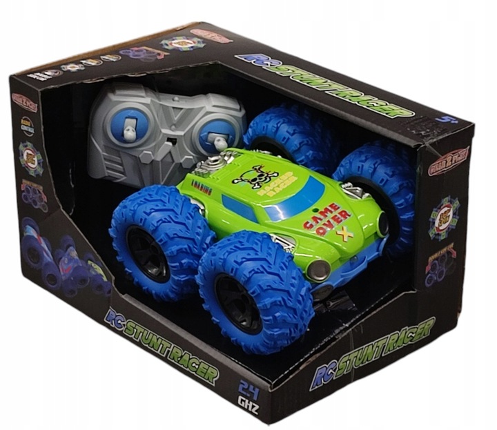 SAMOCHÓD ZDALNIE STEROWANY 2,4Ghz OBROTOW AUTO 360 RC STUNT RACER PREZENT