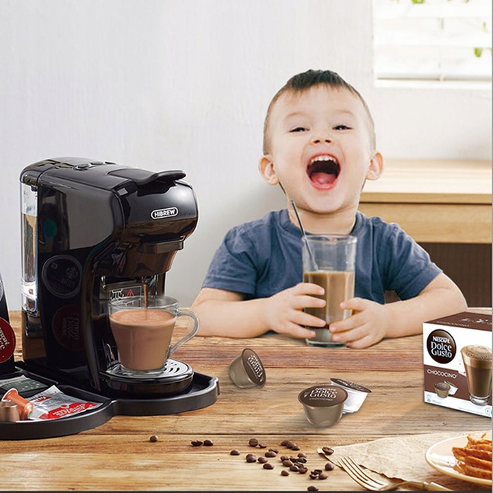 EKSPRES DO KAWY NA KAPSUŁKI CIŚNIENIOWY 20 BARÓW 4W1 NESPRESSO DOLCE GUSTO