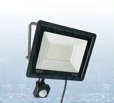 HALOGEN LED 50W REFLEKTOR NAŚWIETLACZ ZEWNĘTRZNY CZUJNIK RUCHU ZMIERZCHU