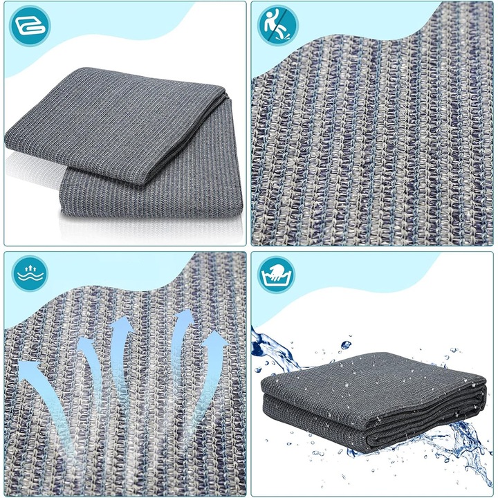 DYWAN PRZEDSIONKOWY PODŁOGA DO PRZEDSIONKA NAMIOTU KEMPINGU 300x250cm