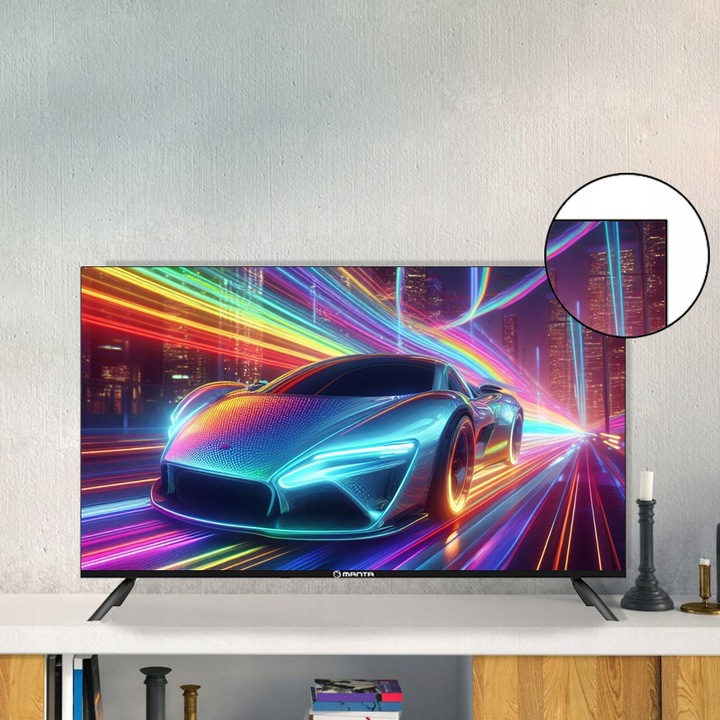 Smart TV Telewizor 40 cali Android HD LED WIFI +Uchwyt Manta+Pendrive 128GB