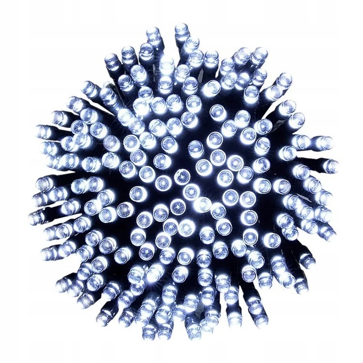 LAMPKI CHOINKOWE 500LED 35m ZEWNĘTRZNE WEWNĘTRZNE BIAŁE ZIMNE ŚWIĄTECZNE