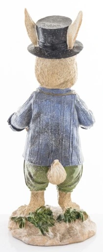 FIGURKA - WIELKANOCNY ZAJĄC KRÓLIK Z PISANKAMI III