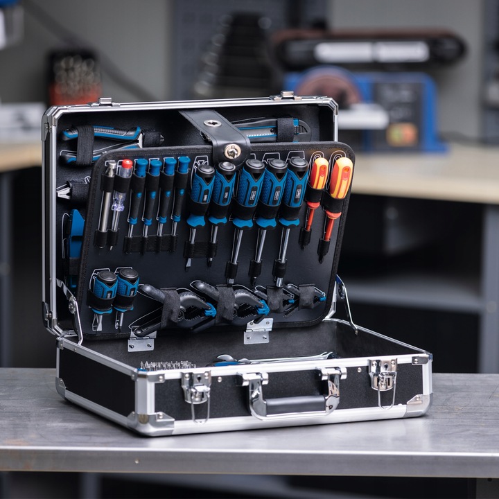 Zestaw Kluczy Nasadowych Narzędzi Walizka Narzędziowa TB200 141 Eelementów