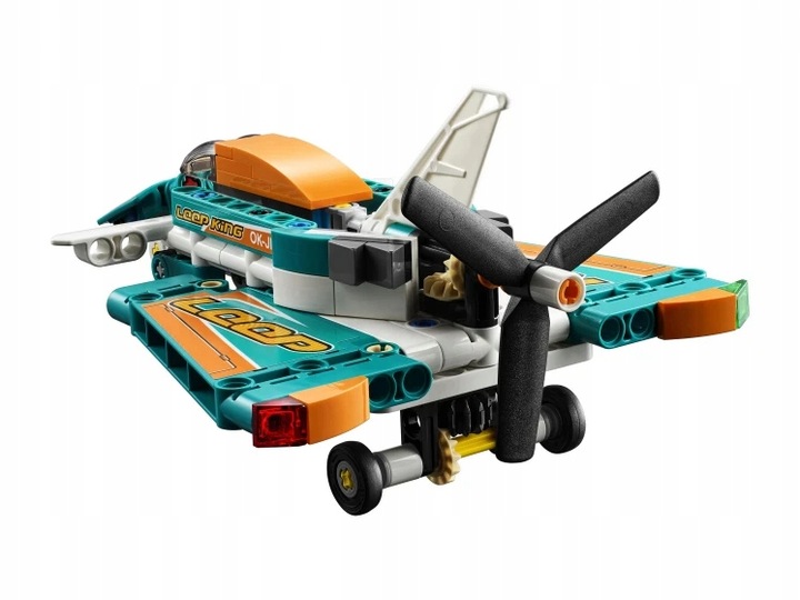 LEGO TECHNIC 42117 SAMOLOT WYŚCIGOWY LUB KASKADERSKI LOTNISKO 2w1