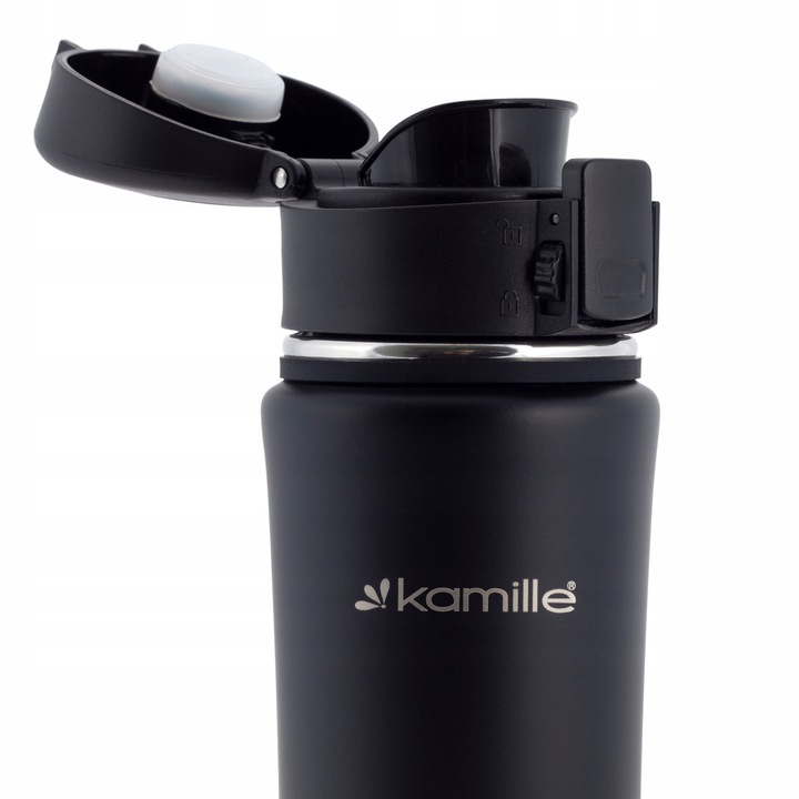 KUBEK TERMICZNY TERMOS STALOWY 100% SZCZELNY pojemny bidon KAMILLE 500 ml