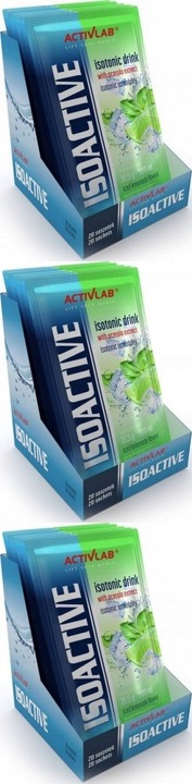 ACTIVLAB ISO ACTIVE 20x 31,5g IZOTONIK LEMONIADA x3