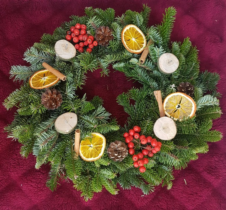 WIENIEC ŚWIĄTECZNY, ADWENTOWY, PODSTAWKI NA ŚWIECE