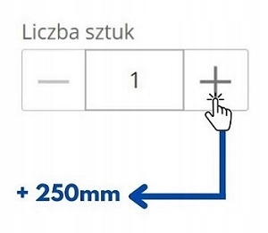 Płyta gumowa spożywcza 3mm, szerokość 1200mm, 0,25mb, guma NR-L, BFR, CSS