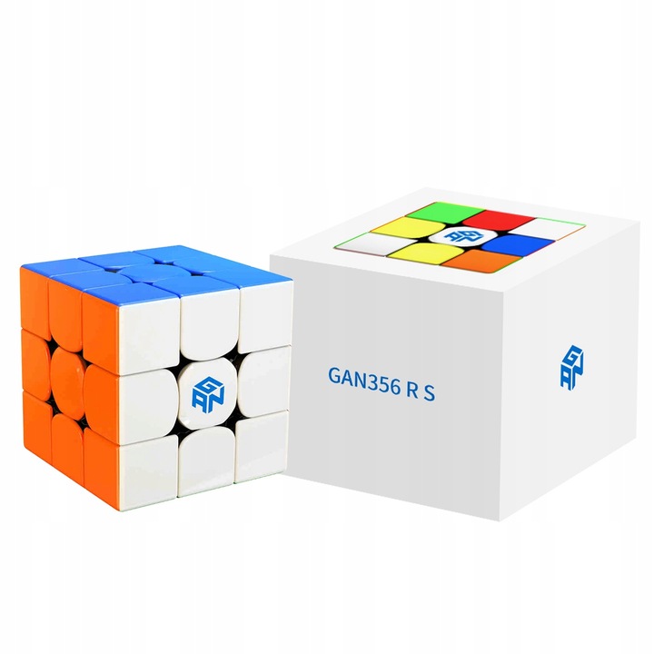 ZESTAW ORYGINALNA PROFESJONALNA KOSTKA 3x3x3 GAN 356 RS V2 KOSTKA 3x3 SPEED