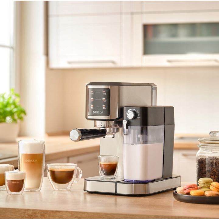 Automatyczny Ekspres Ciśnieniowy Sencor SES 4910SS Wyświetlacz One Touch