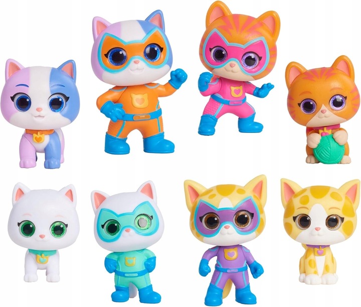 DISNEY JUNIOR SUPER KITTIES MINI FIGURKA NIESPODZIANKA KOTEK 3+