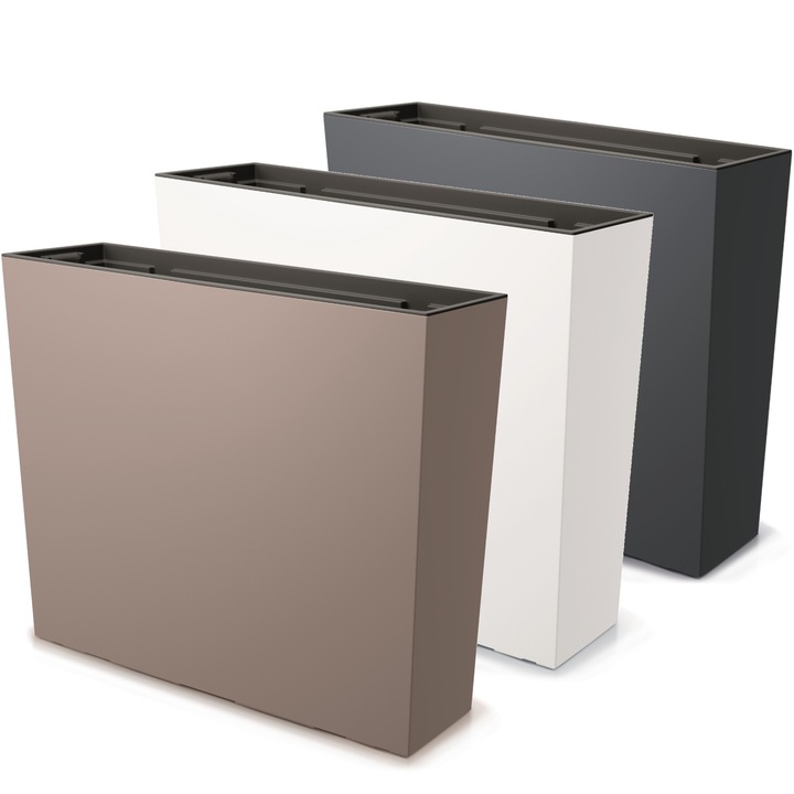 Doniczka wysoka Urbi Case T DUC800T z wkładem | Biały