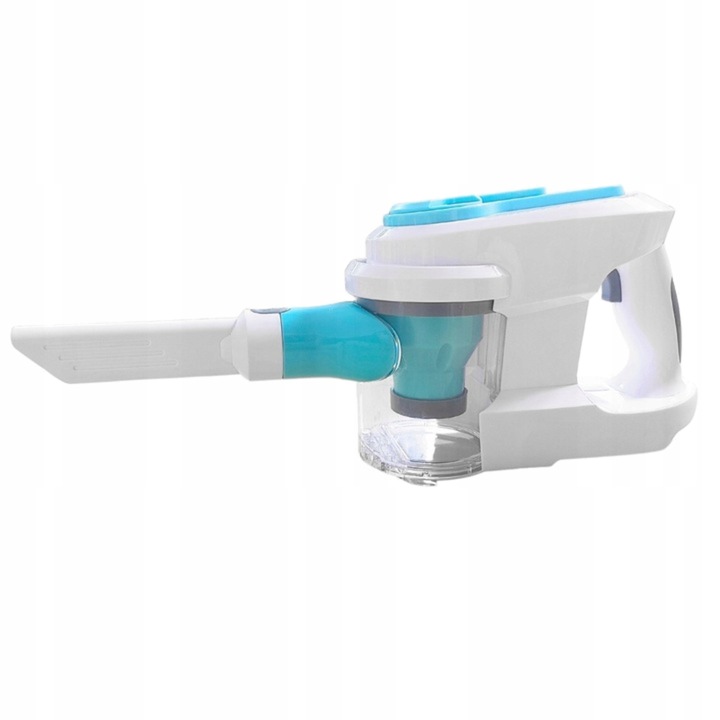 Odkurzacz dla dzieci 10w1 SSANIE DŹWIĘK ŚWIATŁO LED 3 KOŃCÓWKI POJEMNIK MOC