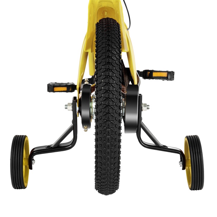 Rower dziecięcy 14 cali - żółty