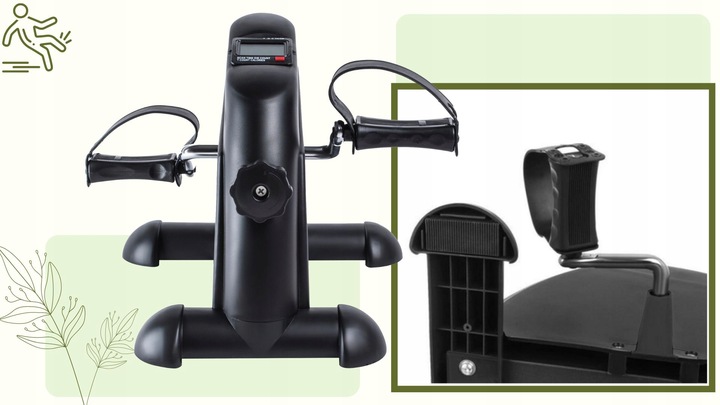 ROWEREK ROTOR DO REHABILITACJI KOŃCZYN RĄK I NÓG TRENINGOWY ROWER LCD