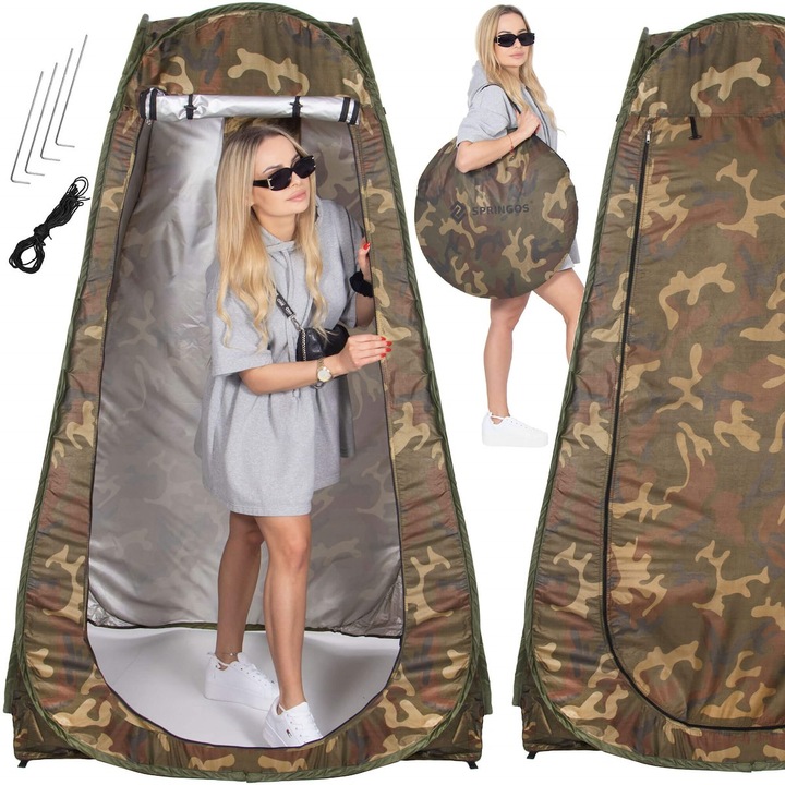 NAMIOT NA PRYSZNIC TOALETA WC PRZEBIERALNIA PRZENOŚNA KEMPINGOWY PLAŻOWY