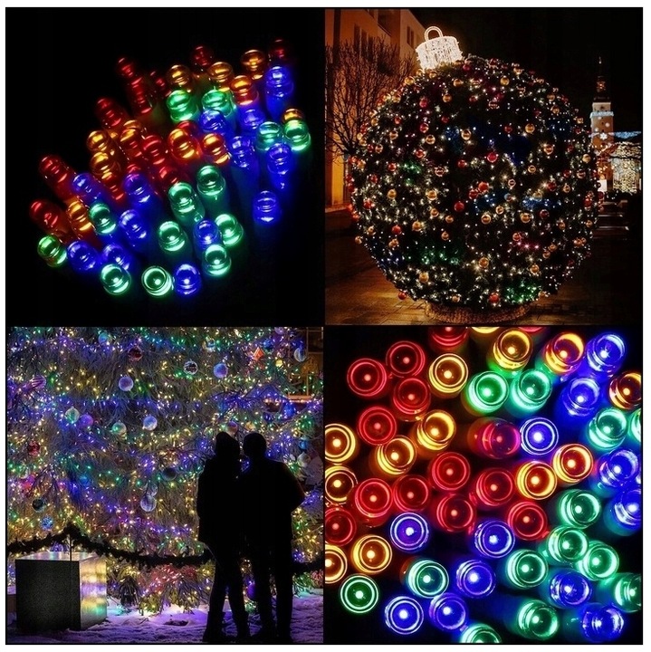 Lampki Światełka Choinkowe 500 LED MULTI KOLOR ZEWNĘTRZNE WEWNĘTRZNE MOCNE