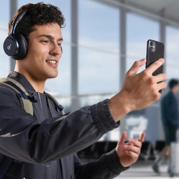 Słuchawki bezprzewodowe Soundcore Space One Czarne ANC LDAC Hi-Res