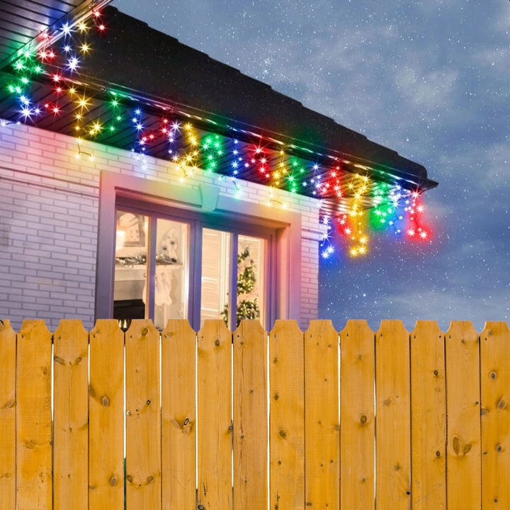 SOPLE 300 LED LAMPKI ZEWNĘTRZNE IP44 STAŁE + FLASH ŚWIATEŁKA MULTIKOLOR