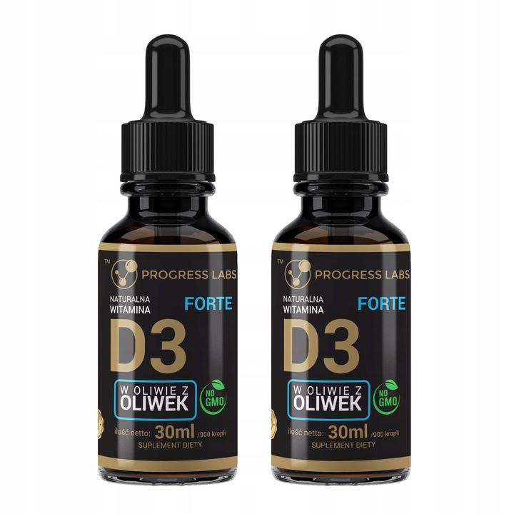 Witamina D3 Forte w Kroplach 2x 30ml