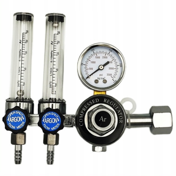 REDUKTOR 2 rotametry MIX WZMACNIANY Ar/CO2 argon co2