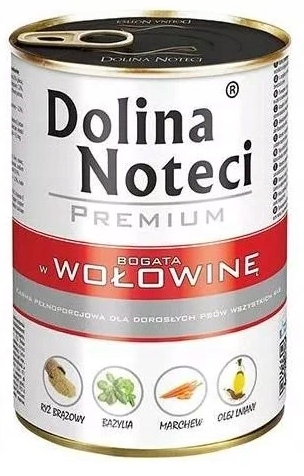 DOLINA NOTECI PREMIUM MIX SMAKÓW KARMA MOKRA PSA 800g x 8 BEZ RYB BEZ KURY