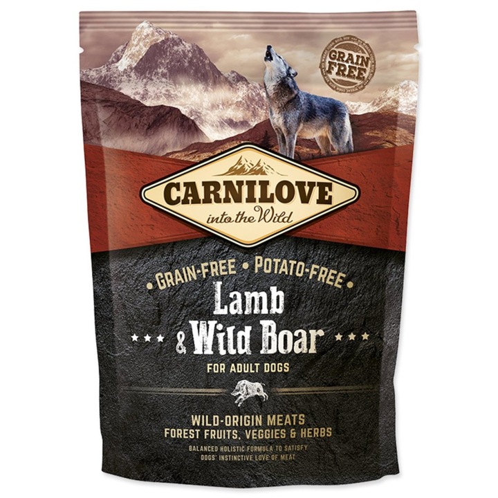 Carnilove Lamb & Wild Boar for Adult 12kg