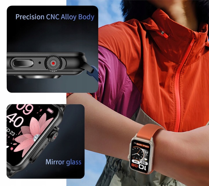 Zegarek damski SMARTWATCH Rubicon ROZMOWY PULS SMS