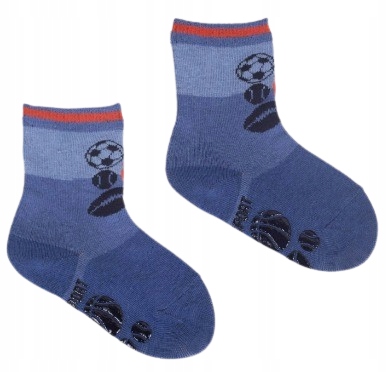 6 - PAK Skarpetki ANTYPOŚLIZGOWE ABS 6 PAR skarpety chłopięce 23 - 26