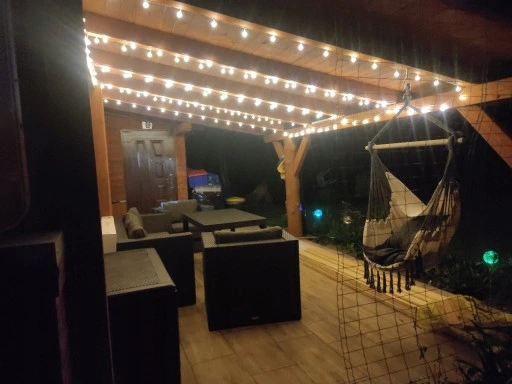 LAMPKI SIECIOWE 50 LED DO OGRODU BALKON TARAS 15m