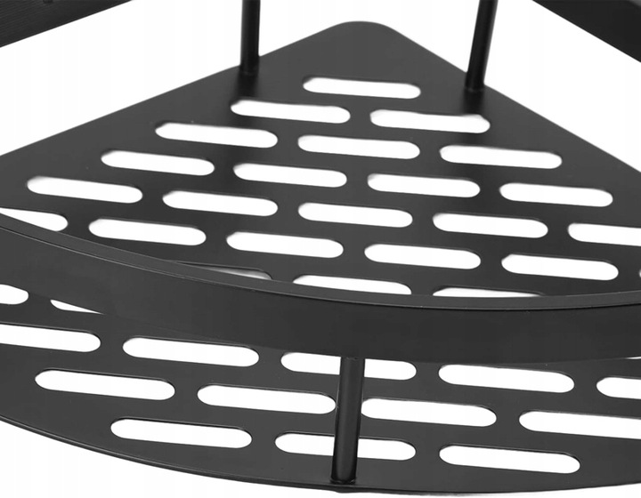 Półka Łazienkowa Narożna Wisząca Pod Prysznic Zestaw 2szt.