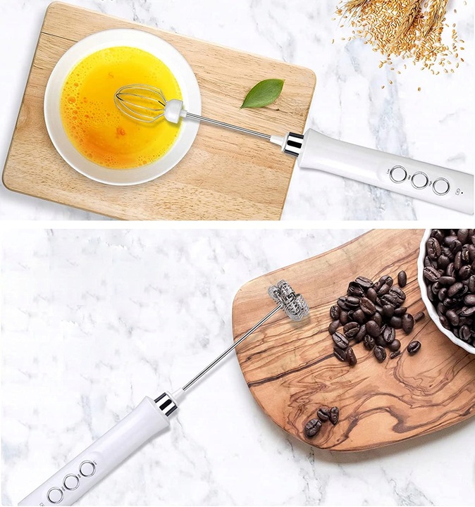 SPIENIACZ DO MLEKA KAWY AKUMULATOROWY MIKSER 3 w 1