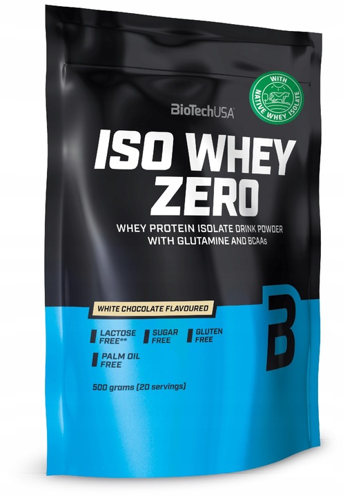 BIOTECH ISO WHEY ZERO 500g PROTEIN ISOLATE WPI EAA | WANILIA