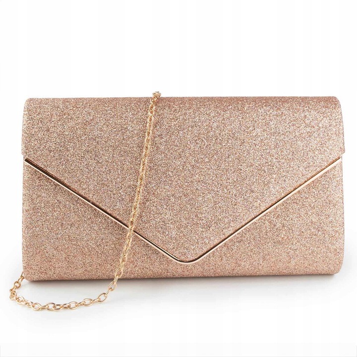 TOREBKA WIECZOROWA damska KOPERTÓWKA WIZYTOWA elegancka BROKAT