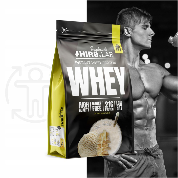 Białko koncentrat serwatkowe WPC 750 g Instant Whey Biała Czekolada hiro