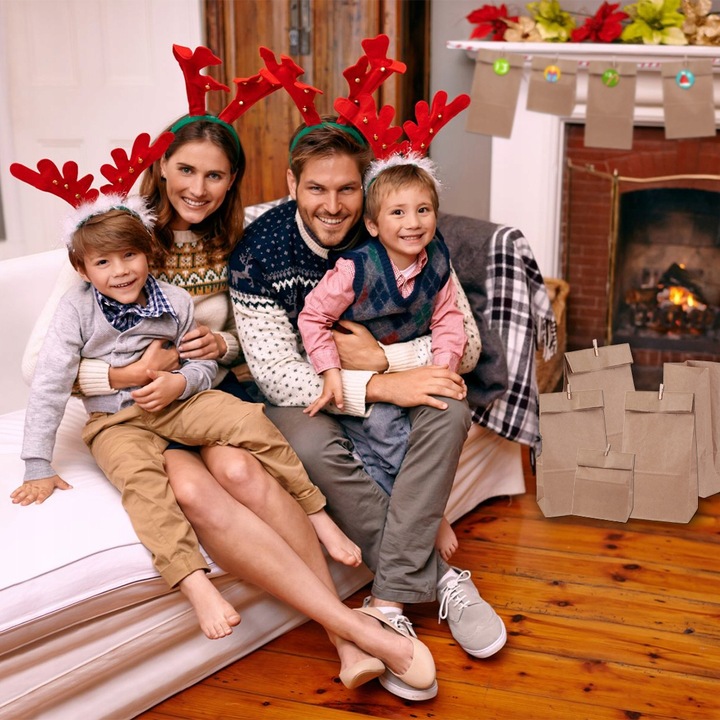 Kalendarz Adwentowy DUŻE Torebki Pusty Do Wypełnienia DIY Zrób To Sam