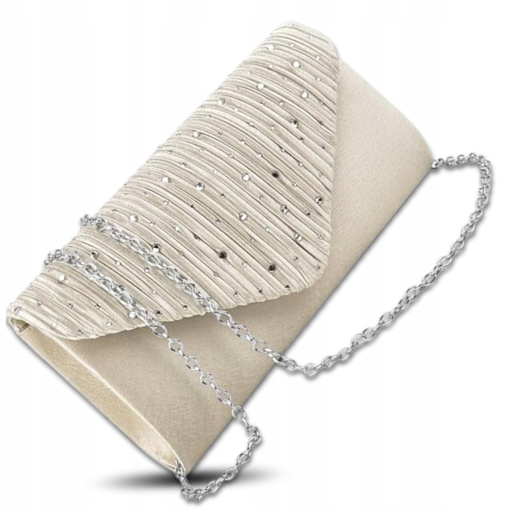 Torebka Kopertówka Błyszcząca Wizytowa Wieczorowa na ramię damska elegancka